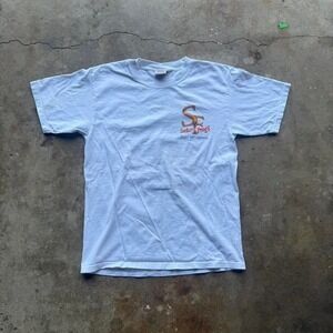 Vintage Senor Frogs Shirt Adult M White Playa Del Carmen Short Sleeve Crew Neck